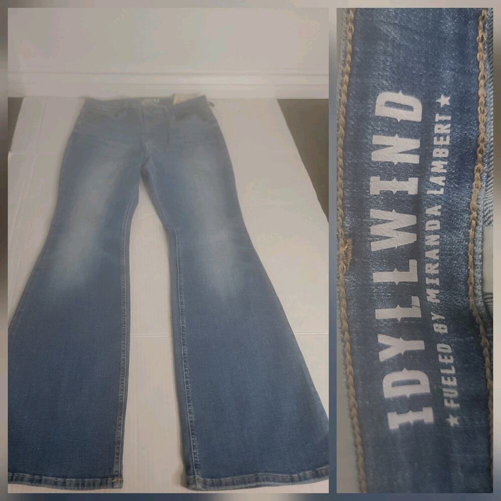 Idyllwind by Miranda Lambert Jeans Sz 16 Bootcut Rebel Mid Rise Western NEW